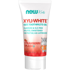 Now Foods XyliWhite Strawberry Splash 85 g hammastahna lapsille