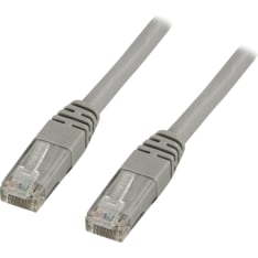 Deltaco U/UTP Cat5e gray network cable