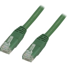 Deltaco green U/UTP Cat5e network cable