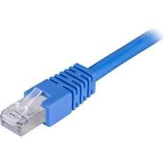 Deltaco STP-6 F/UTP Cat6 blue network cable