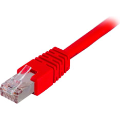 Deltaco STP-6 F/UTP Cat6 punainen verkkokaapeli
