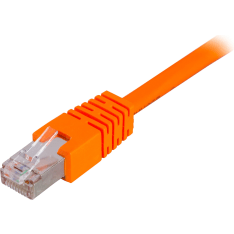 Deltaco STP-6 F/UTP Cat6 orange network cable