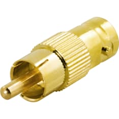 Deltaco RCA male to BNC female adapter