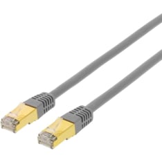 Deltaco STP-7 S/FTP Cat7 harmaa verkkokaapeli