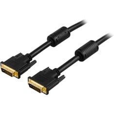 Deltaco DVI-625A 2 m DVI-I display cable