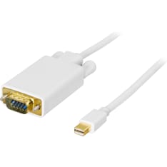 Deltaco DP-VGA201 2 m Mini DisplayPort male to VGA male cable