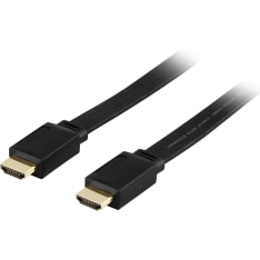 Deltaco flat HDMI High Speed with Ethernet cable