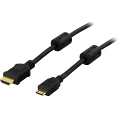 Deltaco HDMI High Speed with Ethernet - HDMI Mini kaapeli