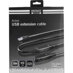 Deltaco Prime USB3-1008 15m aktiivinen USB 3.0 jatkokaapeli