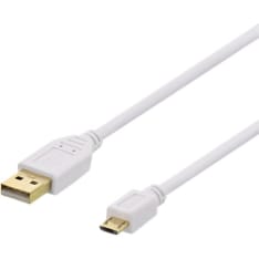 Deltaco MicroUSB-kaapeli