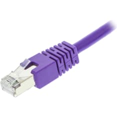 Deltaco STP-6 F/UTP Cat6 purple network cable