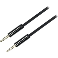Deltaco 3.5 mm male-male headphone cable