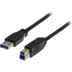Deltaco USB 3.0 uros - USB-B uros kaapeli