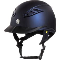 Back on Track EQ3 Lynx Blue Smooth Riding Helmet