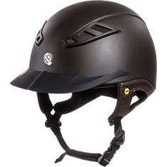 Back on Track EQ3 Lynx Brown Smooth Riding Helmet