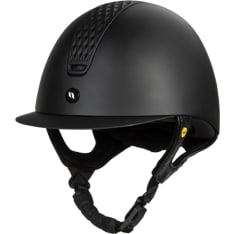 Back on Track Silves smooth black riding helmet