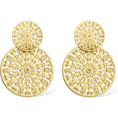 By Jolima Spinn Twin Earrings