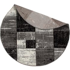 K/M London Square round rug