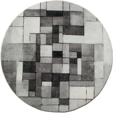 KMCarpets London Abstrakt pyöreä matto