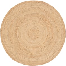 K/M Jute round carpet