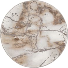 KMCarpets Craft Concrete pyöreä matto