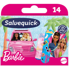 Salvequick Barbie 14 kpl lastenlaastari
