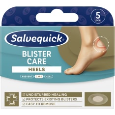 Salvequick Blister Care Heels 5kpl rakkolaastari