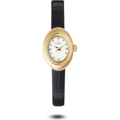 Mockberg Belle Oval Petite Leather Wristwatch