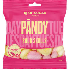Pändy Sour Skulls candy bag 50g