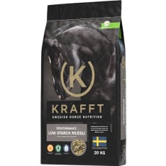 KRAFFT Performance Low Starch Mysli 20 kg hevosen täysrehu