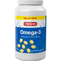 Friggs Omega-3 fish oil economy pack 160 caps dietary supplement