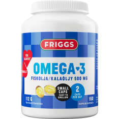 Friggs Omega-3, 160 caps ravintolisä