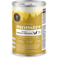 Monster Dog Adult Single Protein Chicken 400 g koiran märkäruoka