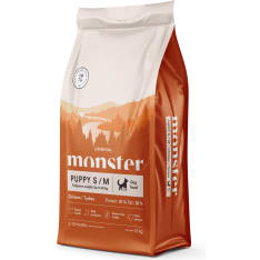 Monster Dog Original Puppy S/M Chicken/Turkey 12 kg Dog Complete Food