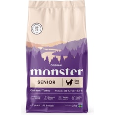 Monster Dog Original Senior Chicken/Turkey 12 kg koiran täysravinto