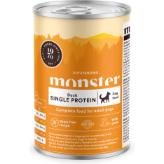 Monster Dog Adult Single Protein Duck 400 g Dog Wet Food