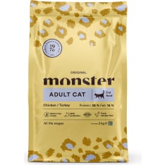 Monster Cat Original Adult Chicken/Turkey 2 kg kissan täysravinto