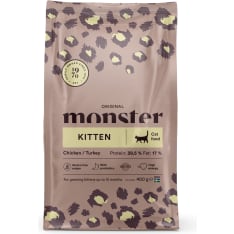 Monster Cat Original Kitten Chicken/Turkey 400 g kissan täysravinto