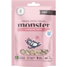 Monster Cat Treats Freeze dried Beef 45 g kissan makupala