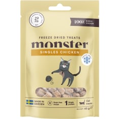 Monster Cat Treats Freeze dried Chicken 45 g kissan makupala