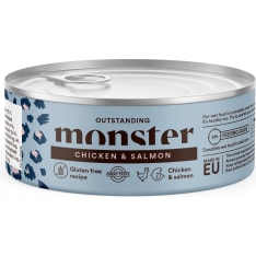 Monster Cat Adult Multi Chicken/Salmon 100 g kissan märkäruoka