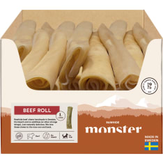 Monster Rawhide Beef Roll Large 1 kpl naudannahkarulla