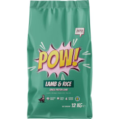 POW! Dog Adult Lamb & Rice 12 kg koiran kuivaruoka