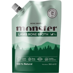 Monster Bone Broth Lammas koiran luuliemi