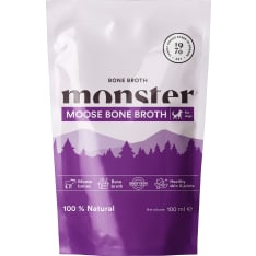Monster Bone Broth Moose koiran luuliemi