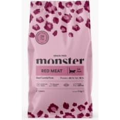 Monster Cat Grain Free Red Meat 6 kg kissan kuivamuona