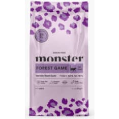 Monster Cat Grain Free Forest  Game 2 kg kissan kuivamuona