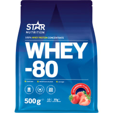 Star Nutrition Whey-80 Strawberry 500g Whey Protein