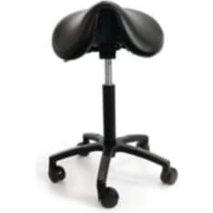 Soft 7074M leather saddle chair
