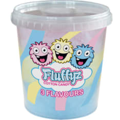 Popz Fluffyz 3-flavor cotton candy